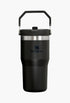 Black 2.0 - The IceFlow™ Flip Straw Tumbler | 20 OZ - GLAM MODA